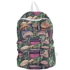 Spellbinding Mojo Mushroom Foldable Lightweight Backpack by GardenOfOphir