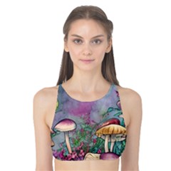 Enchanted Champignon Tank Bikini Top by GardenOfOphir