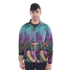 Enchanted Champignon Men s Windbreaker by GardenOfOphir