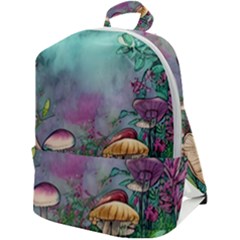 Enchanted Champignon Zip Up Backpack by GardenOfOphir