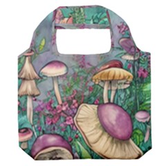 Enchanted Champignon Premium Foldable Grocery Recycle Bag by GardenOfOphir