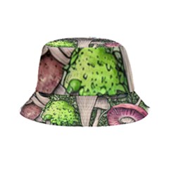 Necromancy Of The Mushroom Inside Out Bucket Hat by GardenOfOphir