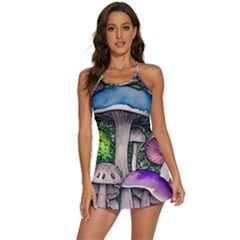 Necromancy Of The Mushroom 2-in-1 Flare Activity Dress by GardenOfOphir