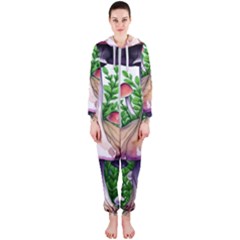 Conjuring Charm Of The Mushrooms Hooded Jumpsuit (Ladies)