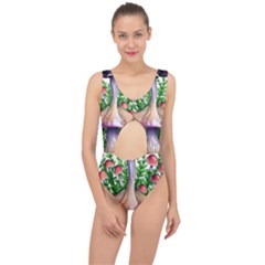 Conjuring Charm Of The Mushrooms Center Cut Out Swimsuit