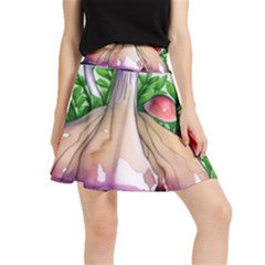 Conjuring Charm Of The Mushrooms Waistband Skirt