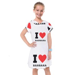 I Love Barbara Kids  Drop Waist Dress by ilovewhateva