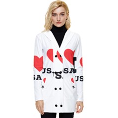 I Love Susan Button Up Hooded Coat  by ilovewhateva