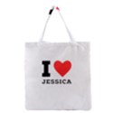 I love jessica Grocery Tote Bag View2