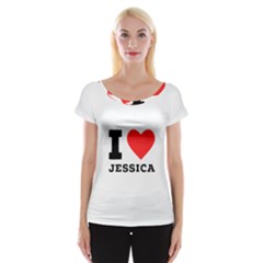 I Love Jessica Cap Sleeve Top by ilovewhateva