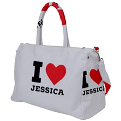 I Love Jessica Duffel Travel Bag
