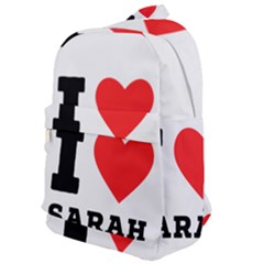 I Love Sarah Classic Backpack by ilovewhateva