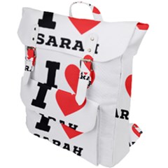 I Love Sarah Buckle Up Backpack