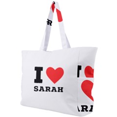 I Love Sarah Simple Shoulder Bag