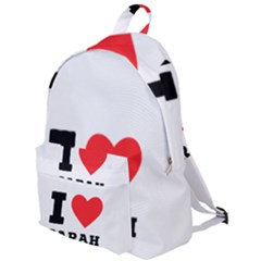 I Love Sarah The Plain Backpack by ilovewhateva