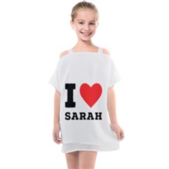 I Love Sarah Kids  One Piece Chiffon Dress