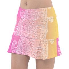 Unicorm Orange And Pink Classic Tennis Skirt by lifestyleshopee