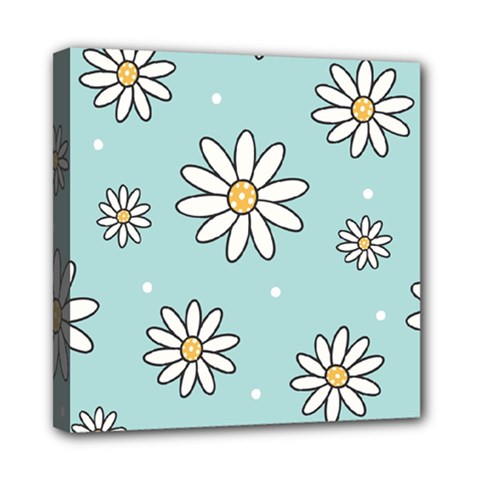 Art Floral Pattern Design Wallpaper Background Mini Canvas 8  X 8  (stretched)