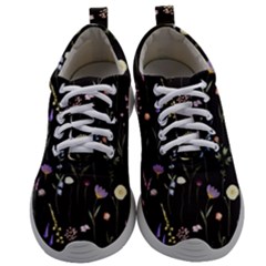 Flowers Floral Pattern Floral Print Background Mens Athletic Shoes