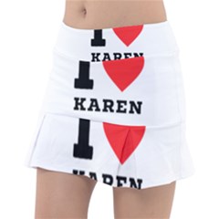 I Love Karen Classic Tennis Skirt