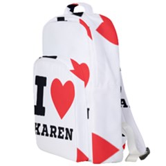 I Love Karen Double Compartment Backpack
