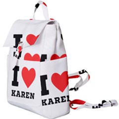 I Love Karen Buckle Everyday Backpack by ilovewhateva
