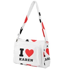 I Love Karen Front Pocket Crossbody Bag