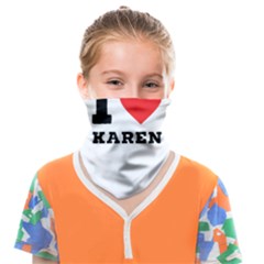 I Love Karen Face Covering Bandana (kids) by ilovewhateva