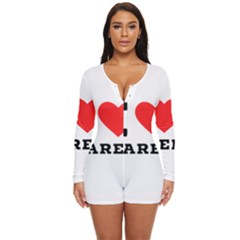 I Love Karen Long Sleeve Boyleg Swimsuit by ilovewhateva