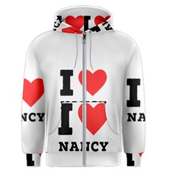 I Love Nancy Men s Zipper Hoodie