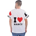 I love nancy Men s V-Neck Scrub Top View2