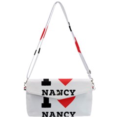 I Love Nancy Removable Strap Clutch Bag