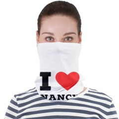 I Love Nancy Face Seamless Bandana (adult)