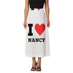 I Love Nancy Classic Midi Chiffon Skirt