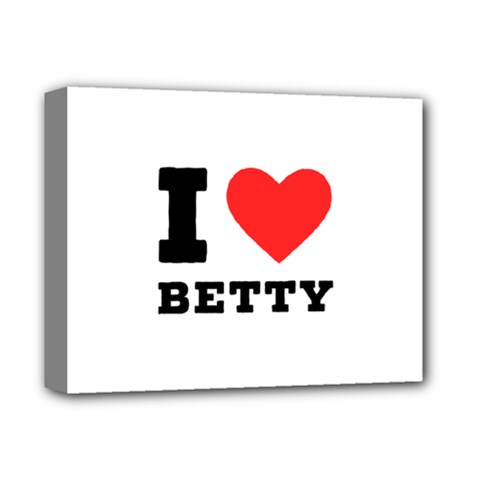 I Love Betty Deluxe Canvas 14  X 11  (stretched)