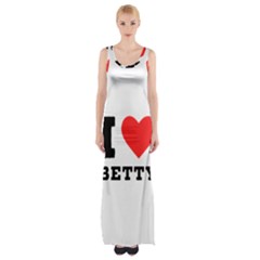 I Love Betty Thigh Split Maxi Dress