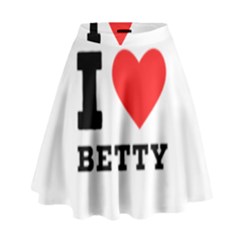 I Love Betty High Waist Skirt