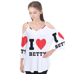 I Love Betty Flutter Tees