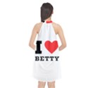 I love betty Halter Neckline Chiffon Dress  View2