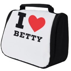 I Love Betty Full Print Travel Pouch (big)