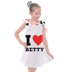 I Love Betty Kids  Tie Up Tunic Dress by ilovewhateva