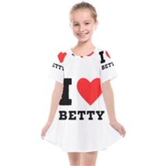 I Love Betty Kids  Smock Dress