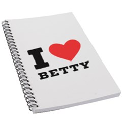 I Love Betty 5 5  X 8 5  Notebook