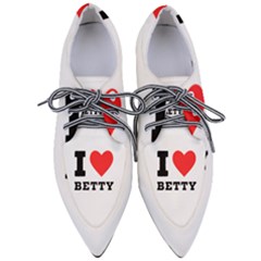 I Love Betty Pointed Oxford Shoes