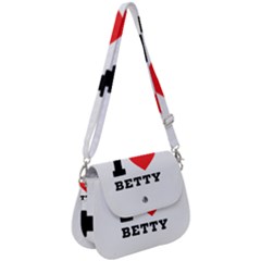I Love Betty Saddle Handbag by ilovewhateva