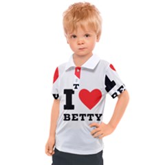 I Love Betty Kids  Polo Tee