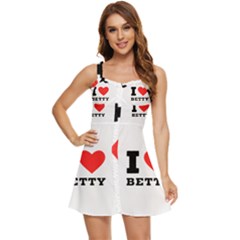 I Love Betty Ruffle Edge Bra Cup Chiffon Mini Dress by ilovewhateva