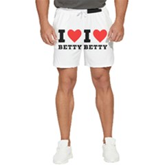 I Love Betty Men s Runner Shorts