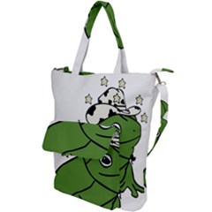 Frog With A Cowboy Hat Shoulder Tote Bag by Teevova