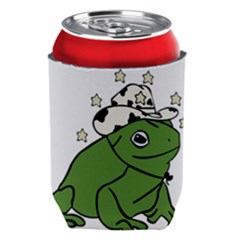 Frog With A Cowboy Hat Can Holder by Teevova